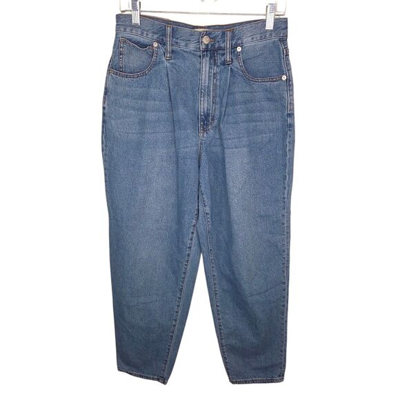 Madewell Baggy Tapper Leg Denim Jeans Size 27 - Picture 2 of 8